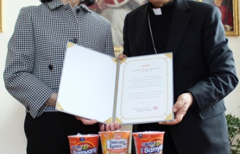 삼양식품, 교황청 통해 전쟁·지진 피해지역에 라면 20만개 기부