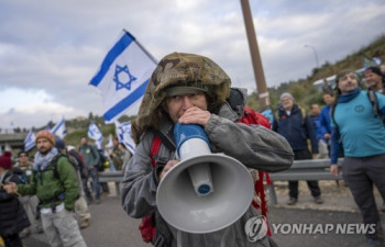 '사법정비' 저항 이스라엘 예비군 "입법강행시 수천명 복무거부"