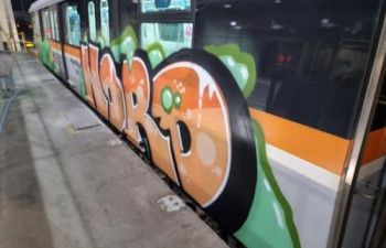 지하철 '그라피티' 낙서하다 구속된 미국인…"난 아티스트"